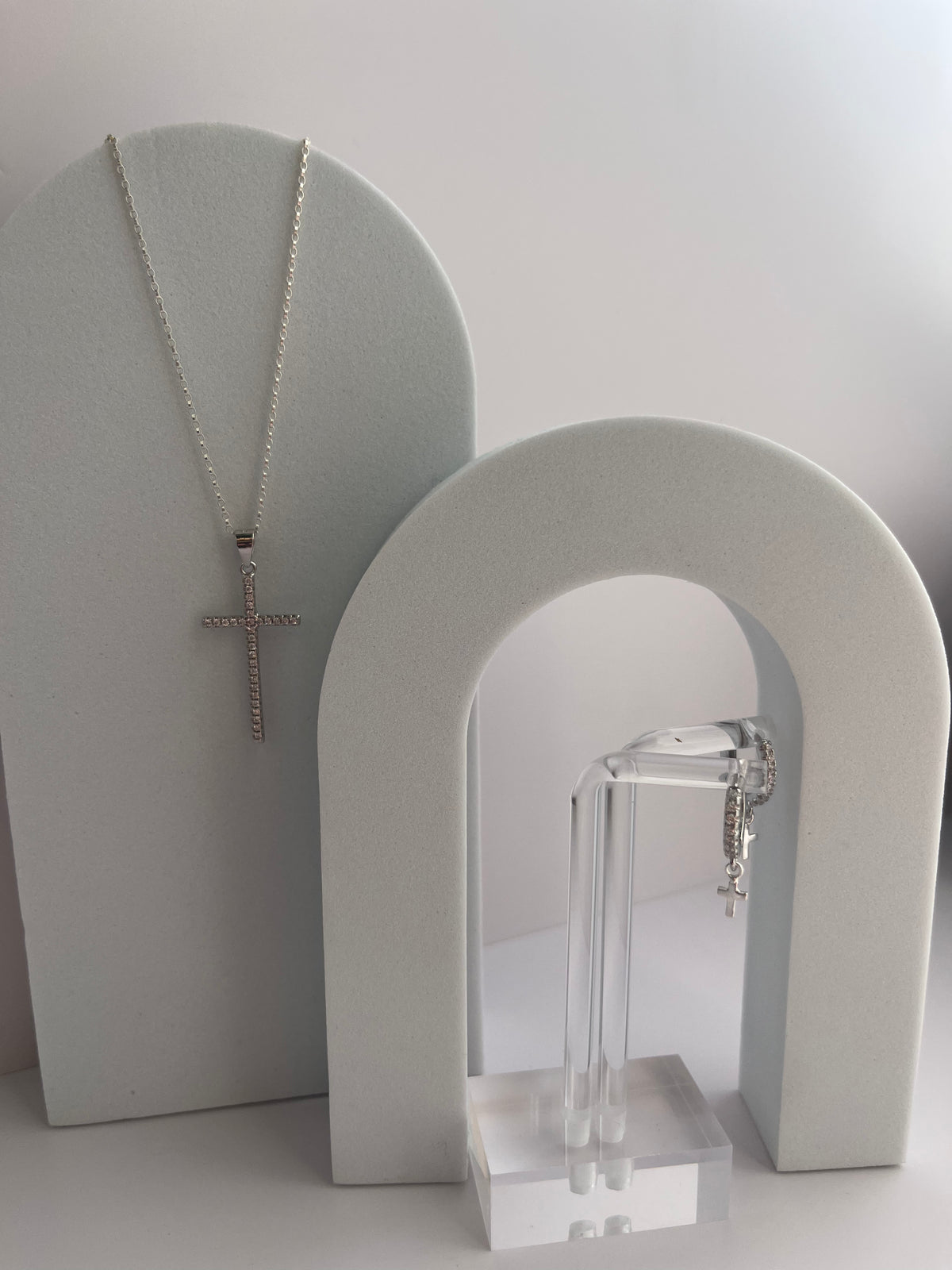 RHINESTONE CROSS SILVER | BDDESIGNSANDCO