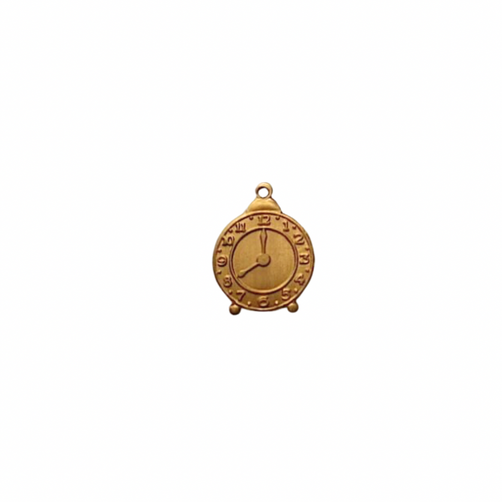 VINTAGE CLOCK CHARM