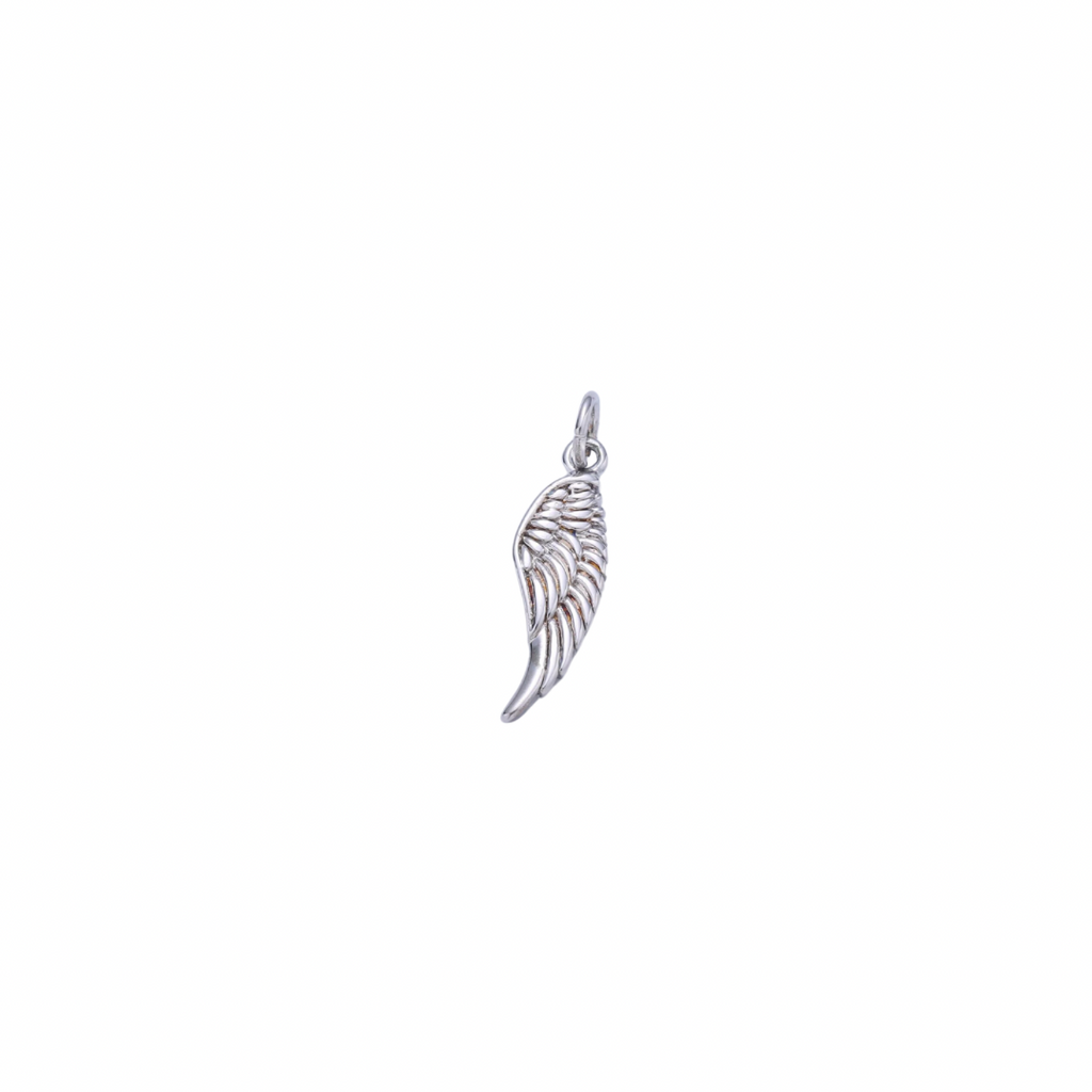 SILVER WING CHARM