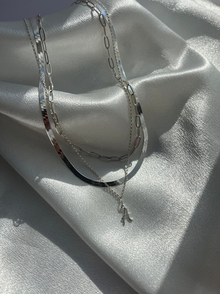 PAPERCLIP SILVER CHAIN