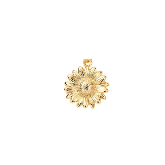 GOLD SUNFLOWER CHARM