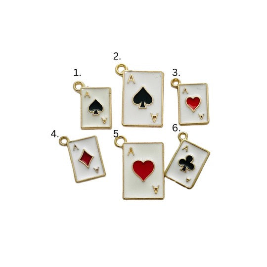 PLAYING CARDS CHARMS