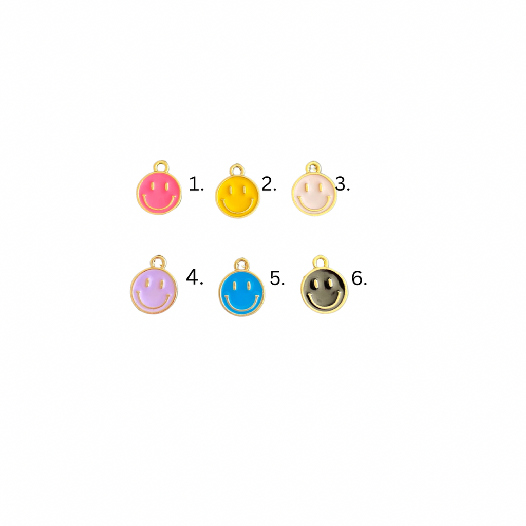 MINI SMILEY FACE CHARMS
